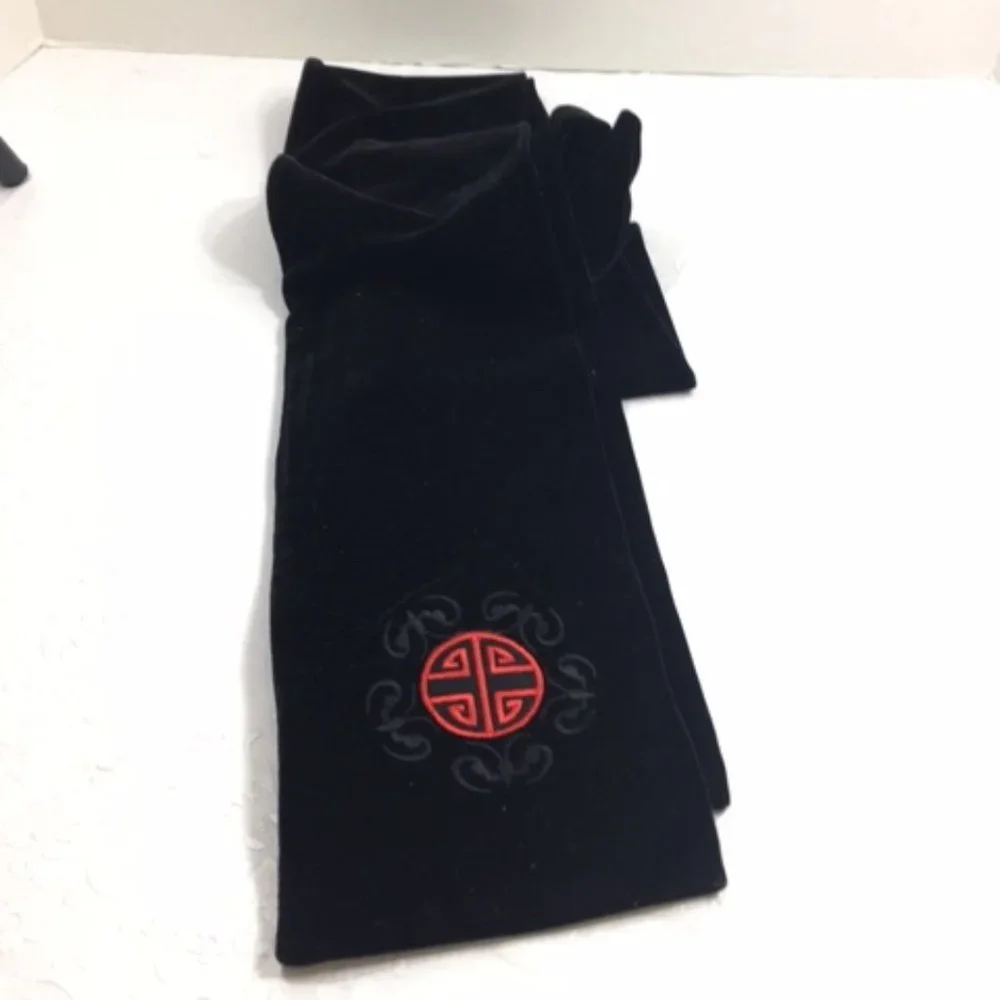 Oberemeyer Black Velvet Scarf